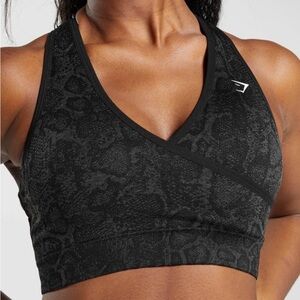 GYMSHARK ADAPT ANIMAL SEAMLESS SPORTS BRA Medium Support